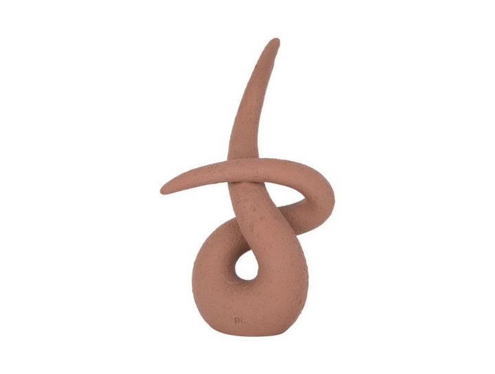 Statue Abstract Art Knot - Terracotta orange Additional 2