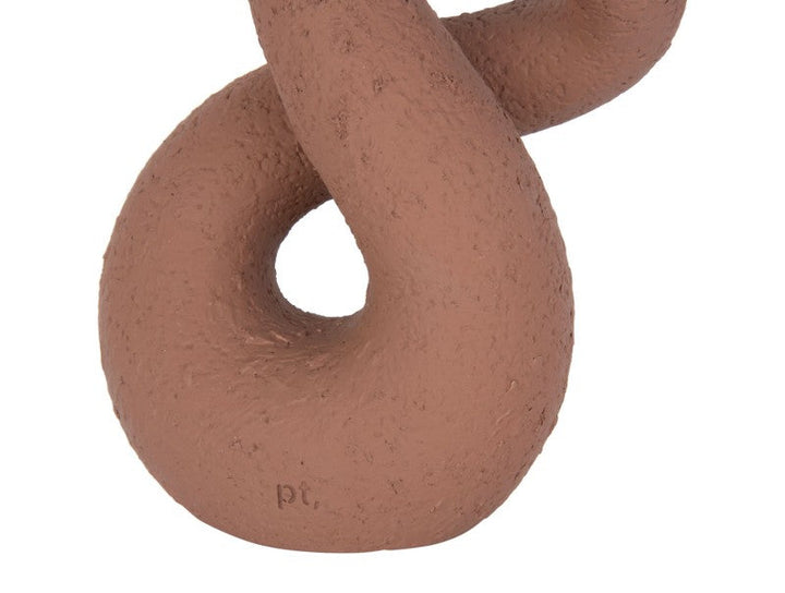 Statue Abstract Art Knot - Terracotta orange Additional 4
