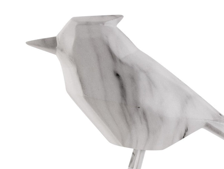 Statue Bird Large Marble - White Additional 3