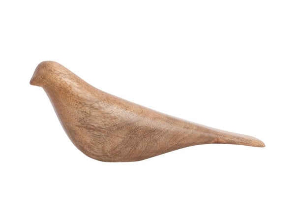 Statue Bird Long Tale - Wood