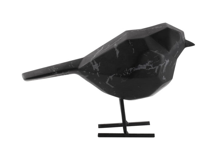Statue Bird Small Marble - Black Additional 3