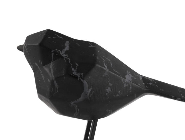 Statue Bird Small Marble - Black Additional 2