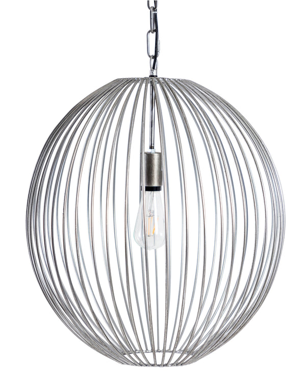 Steel Extra Large Wire Sphere Ceiling Pendant