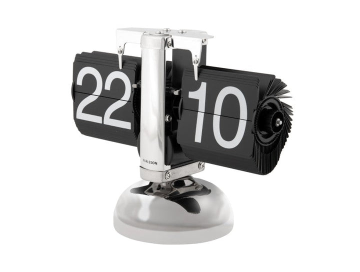 Table Clock Small Flip - Black Additional 3