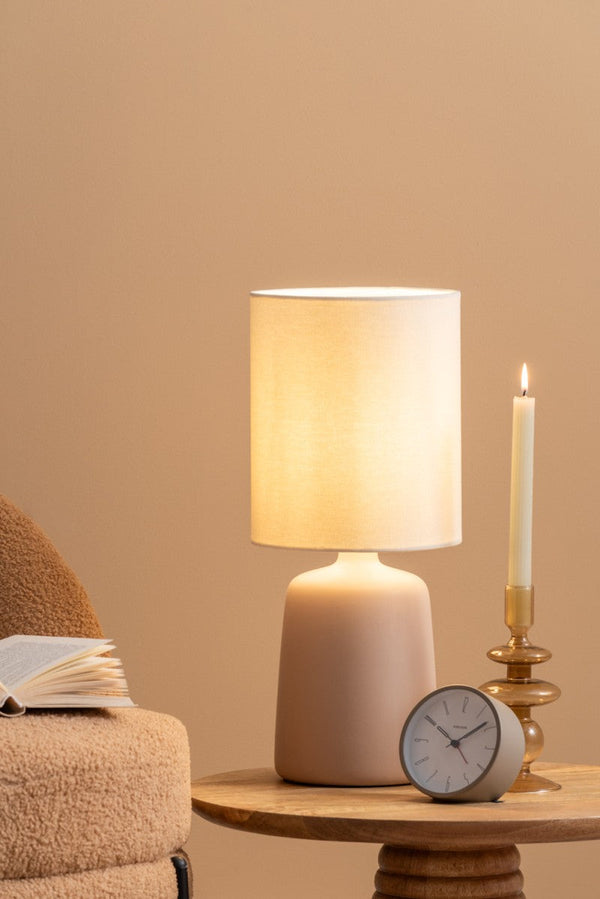 Table lamp Alma Straight Large - Sand brown