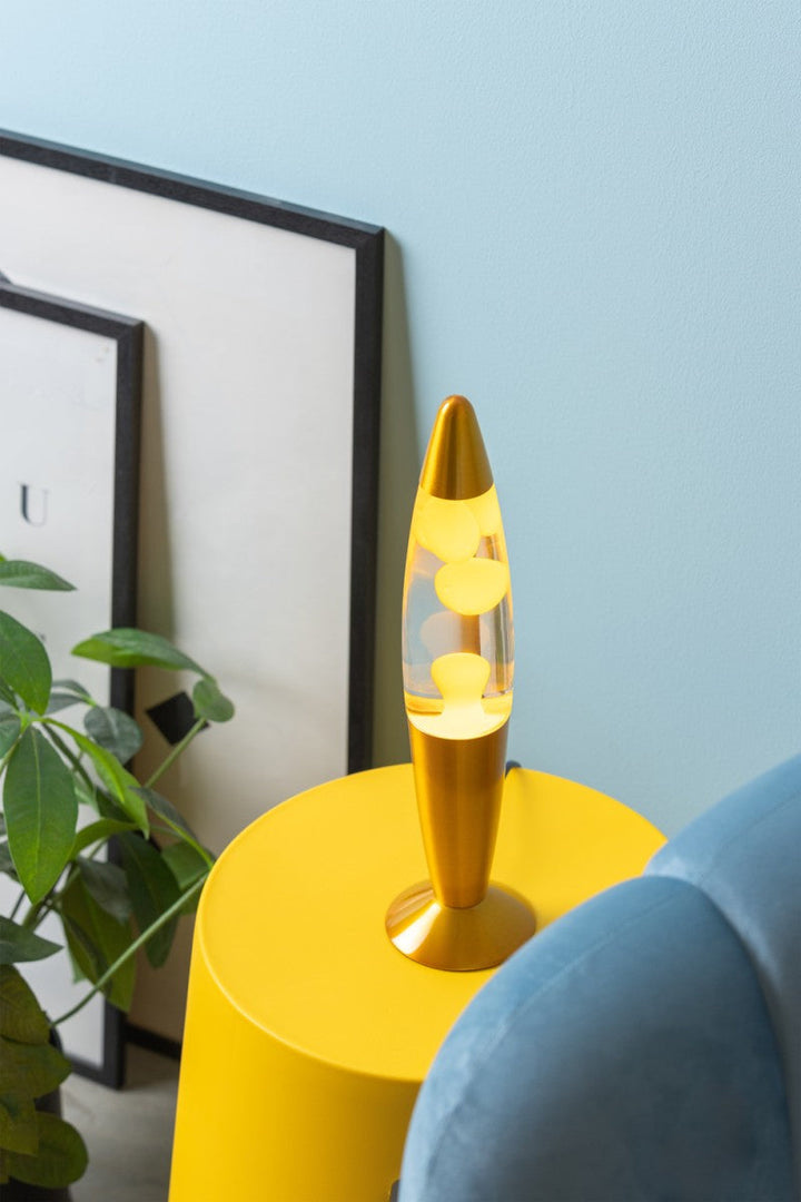 Table Lamp Funky Rocket Lava - Yellow Additional 1