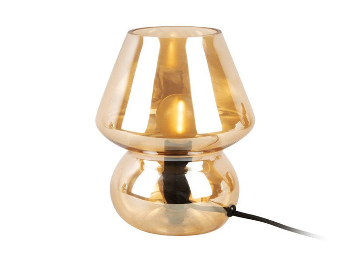 Table Lamp Glass Vintage - Amber brown Additional 1