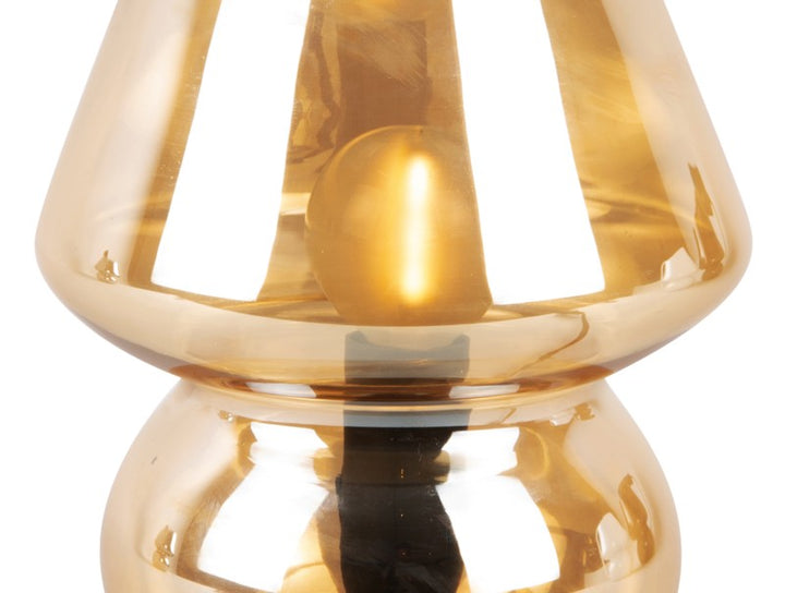 Table Lamp Glass Vintage - Amber brown Additional 3