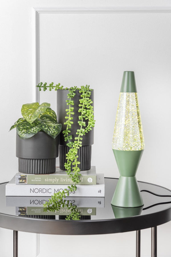 Table Lamp Glitter - Jungle green