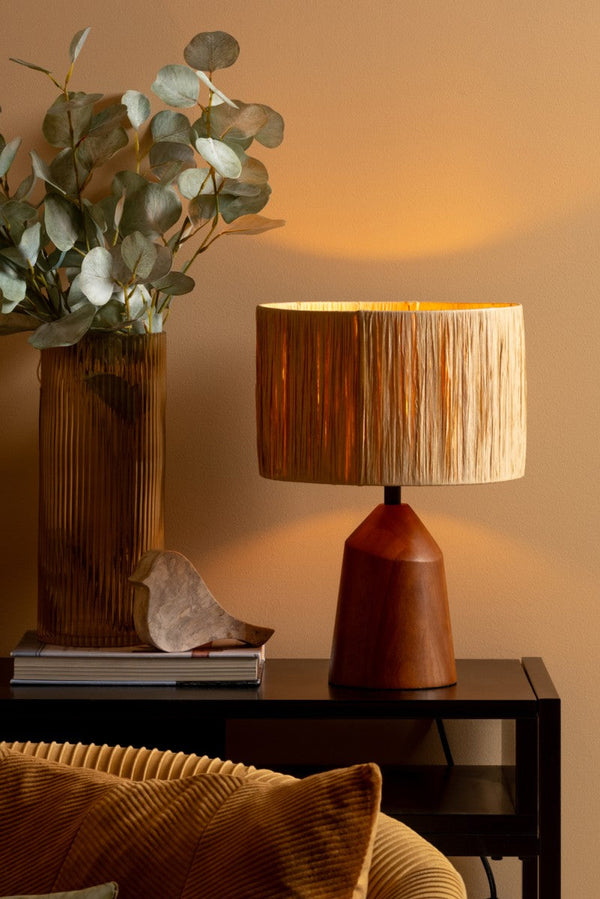 Table Lamp Sheer Trapeze - Natural