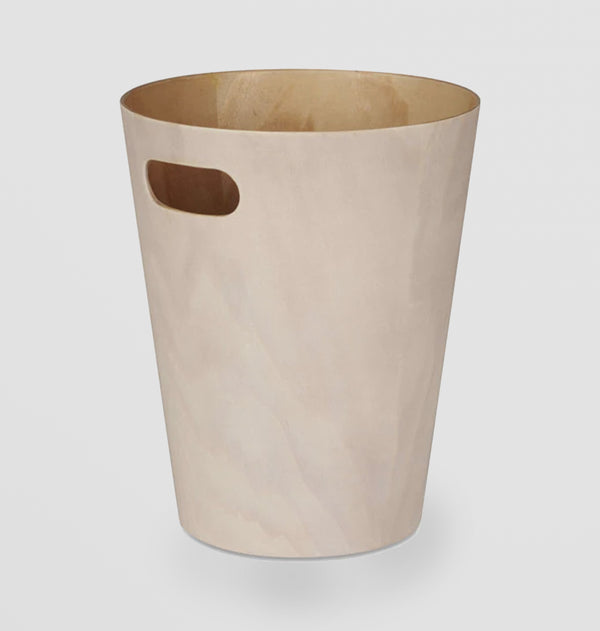 Umbra Woodrow Waste Bin - White