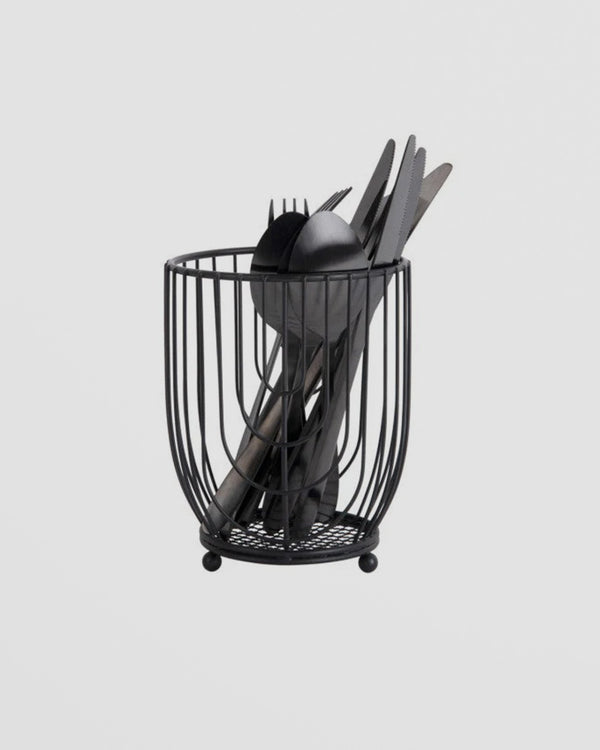 Utensil Holder Wired - Black