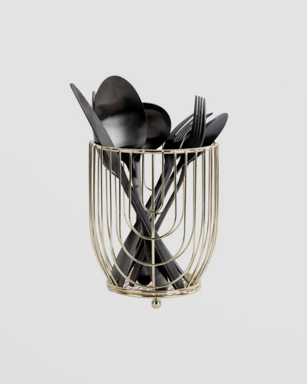 Utensil Holder Wired - Gold plated