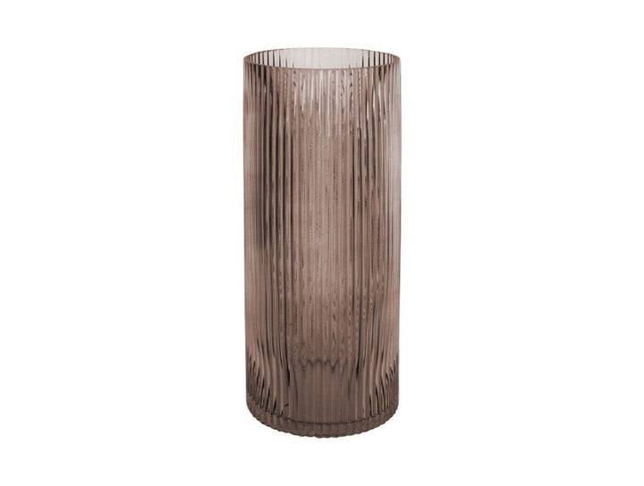 Vase Allure Straight Large - Chocolate brown Additional 1