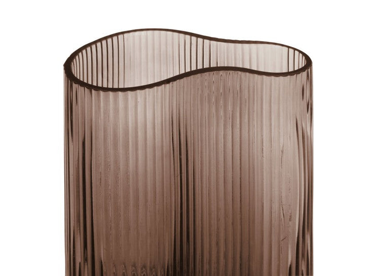 Vase Allure Wave Large - Chocolate brown Additional 4