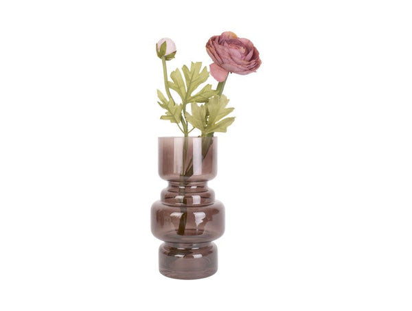 Vase Courtly Medium - Chocolate brown