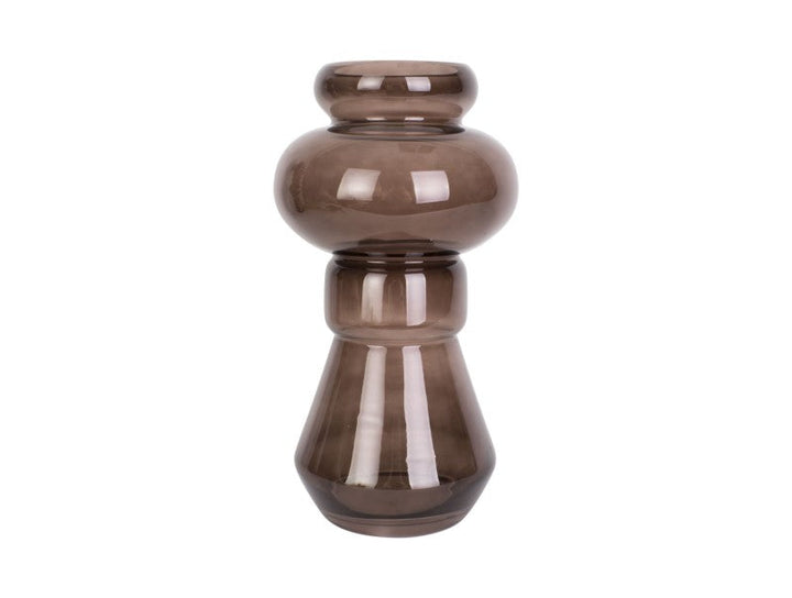 Vase Morgana Glass Medium - Chocolate brown Additional 1