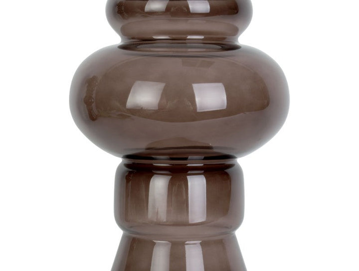 Vase Morgana Glass Medium - Chocolate brown Additional 3