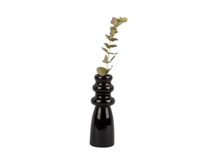 Vase Sparkle Bottle Glass - Black Additional 2