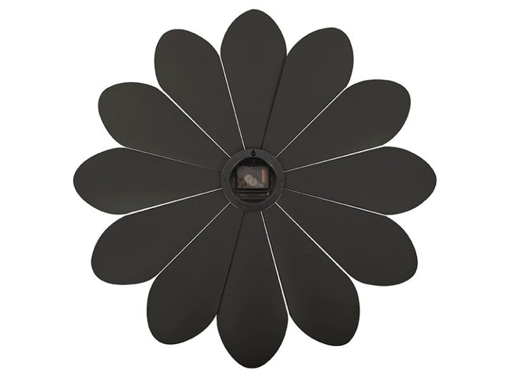 Wall Clock Flower - Black Additional 5