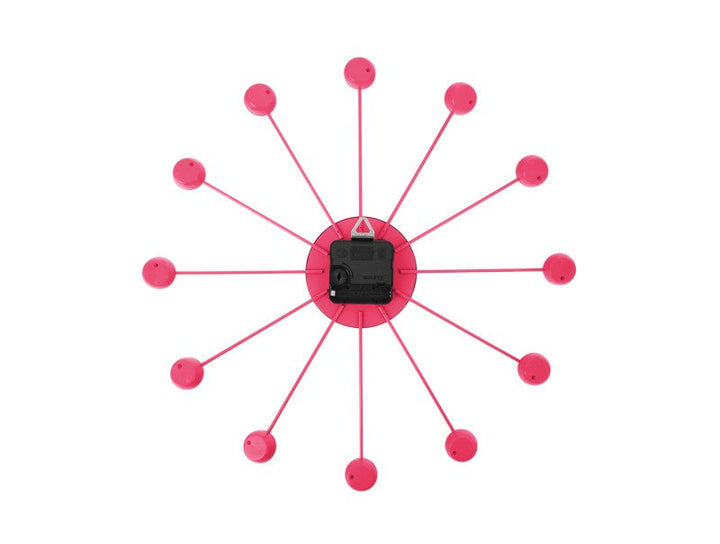 Wall Clock Funky Spider - Bright pink Additional 4