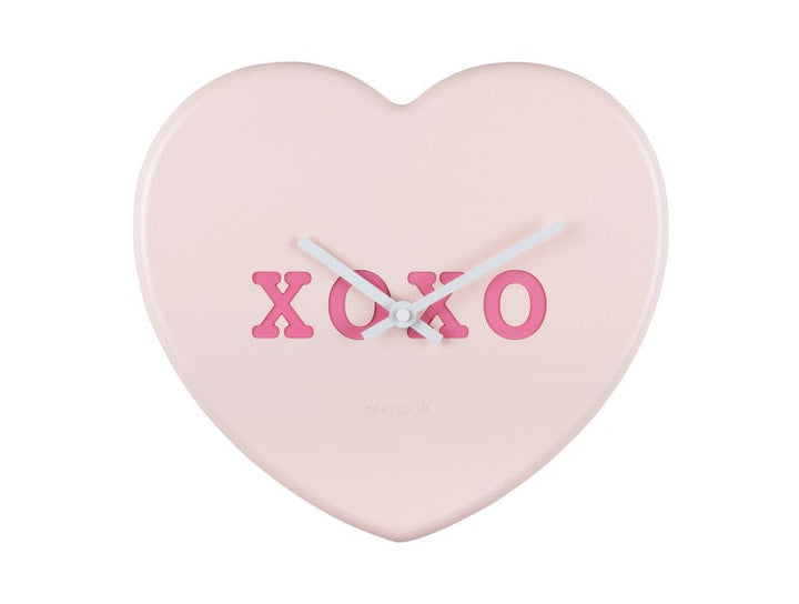Wall Clock Heart Candy - Soft pink Additional 1