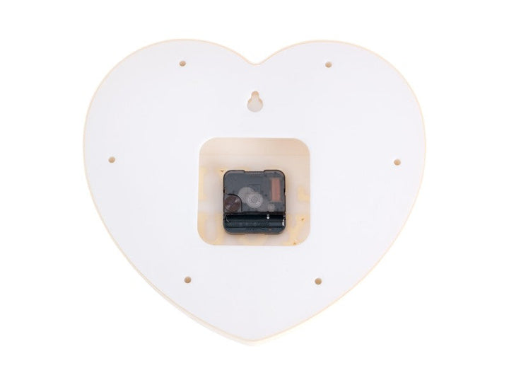 Wall Clock Heart Candy - Soft yellow Additional 4