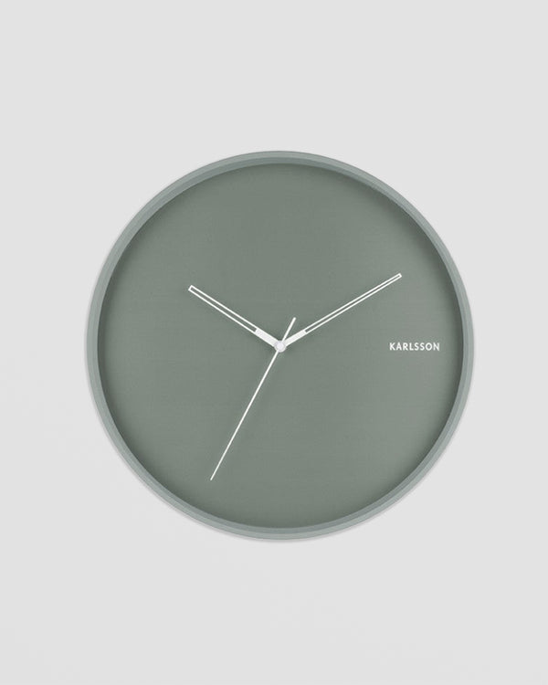 Wall Clock Hue - Green