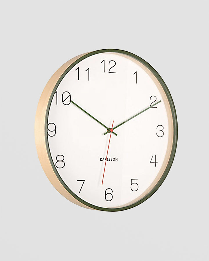 Wall Clock Joy - Green Additional 2