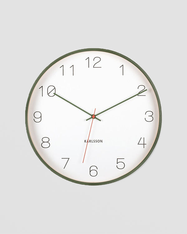 Wall Clock Joy - Green