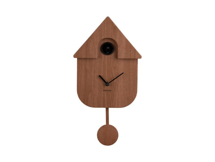 Wall Clock Modern Cuckoo - Dark wood Additional 2