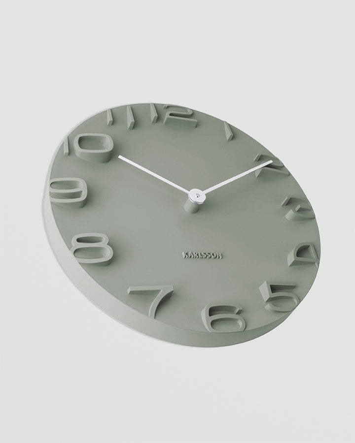 Wall Clock On The Edge - Jungle green Additional 1