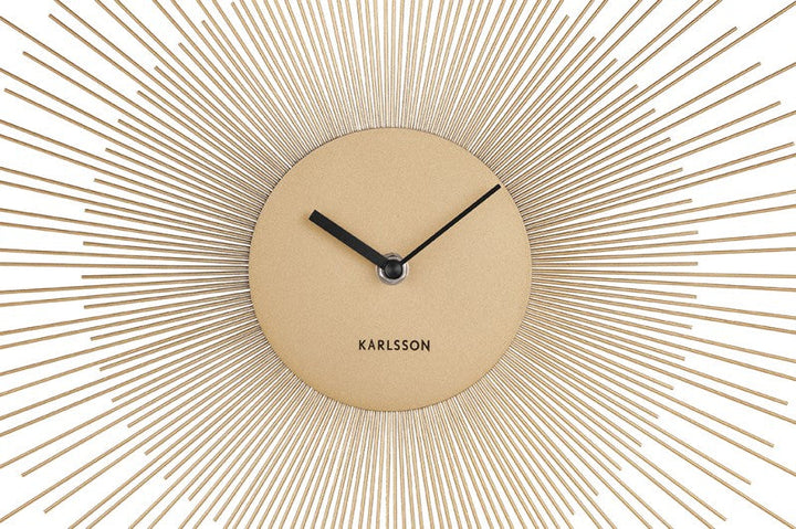 Wall Clock Peony Large - Gold Additional 4