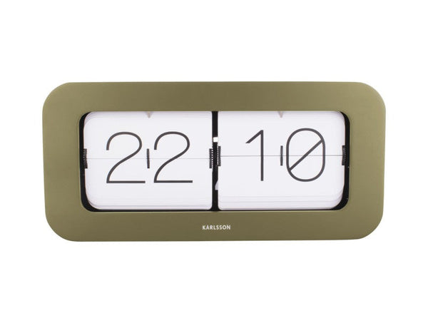 Wall/Table Clock Matiz - Moss green