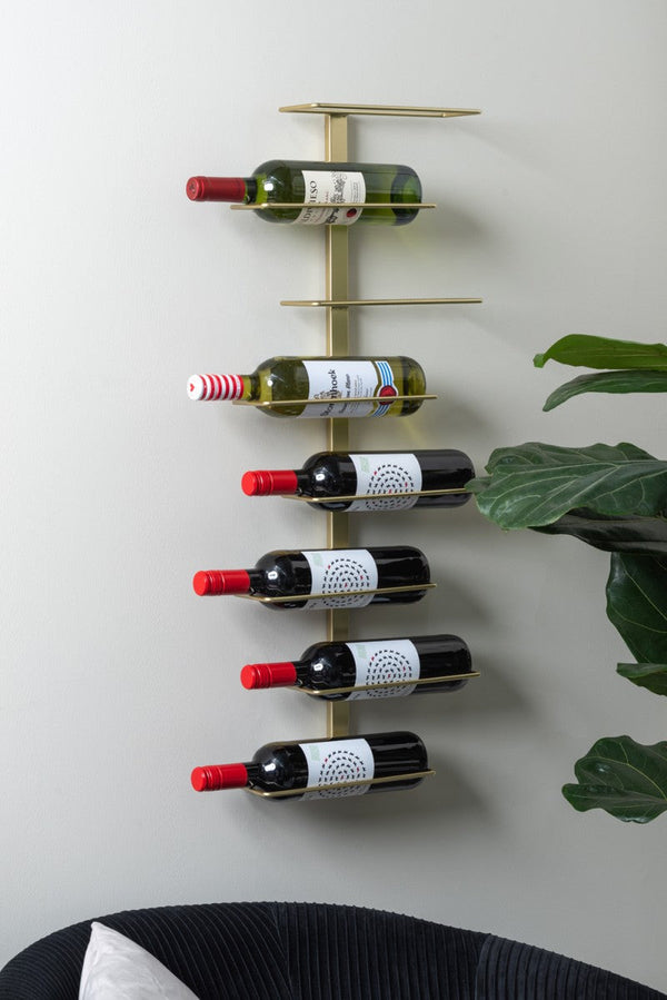 Wine Rack Float - Gold painted