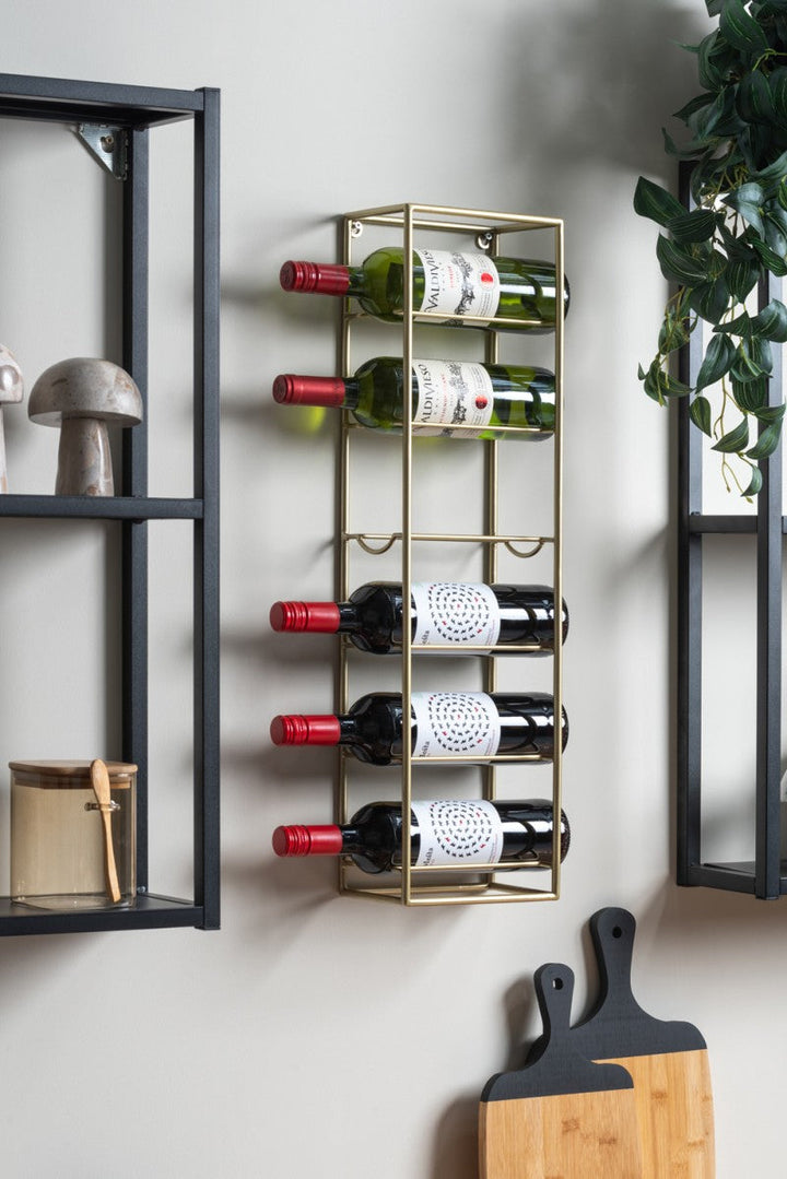 Wine Rack Single - Gold painted Additional 4