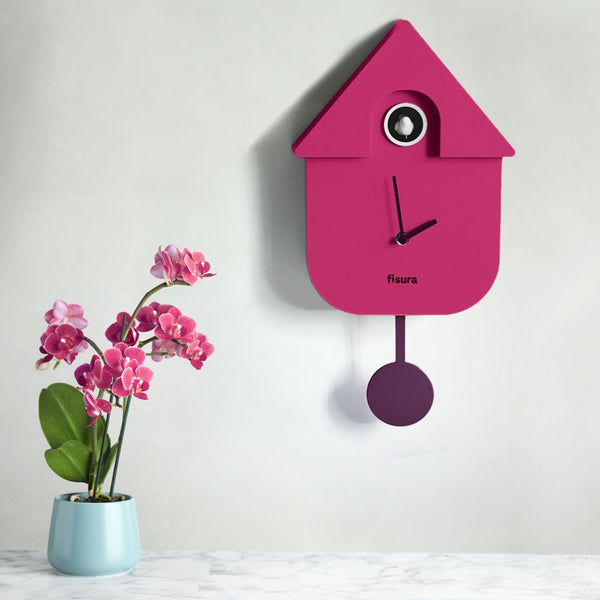 Cuckoo House Clock - Orchid