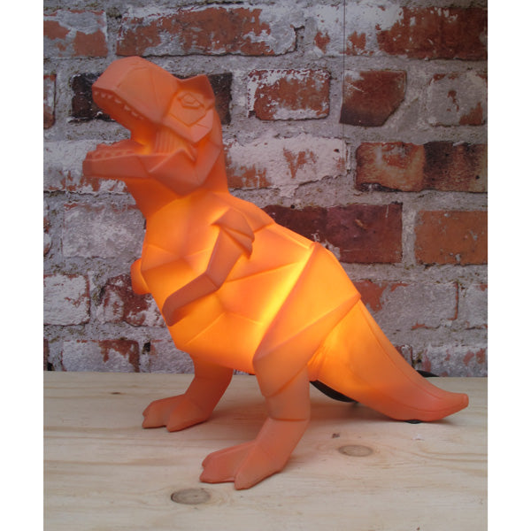 T-Rex Orange Dino Lamp