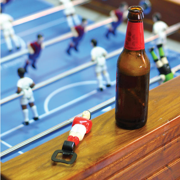 Foosball Bottle Opener - Red [D] Additional 3