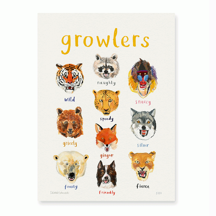 Growlers A4 Print [D] Additional 2