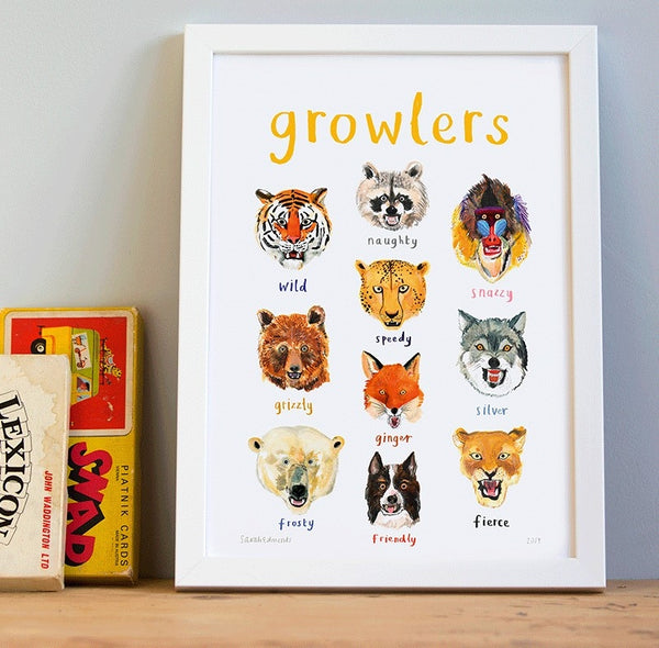 Growlers A4 Print [D]