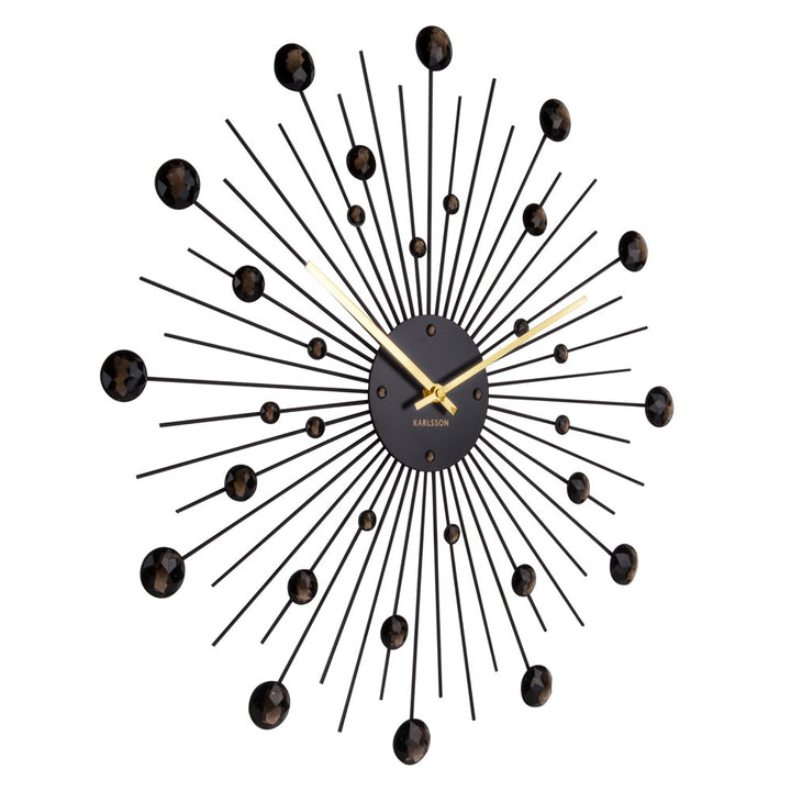 Karlsson Sunburst Large Wall Clock - Black [D] Additional 3