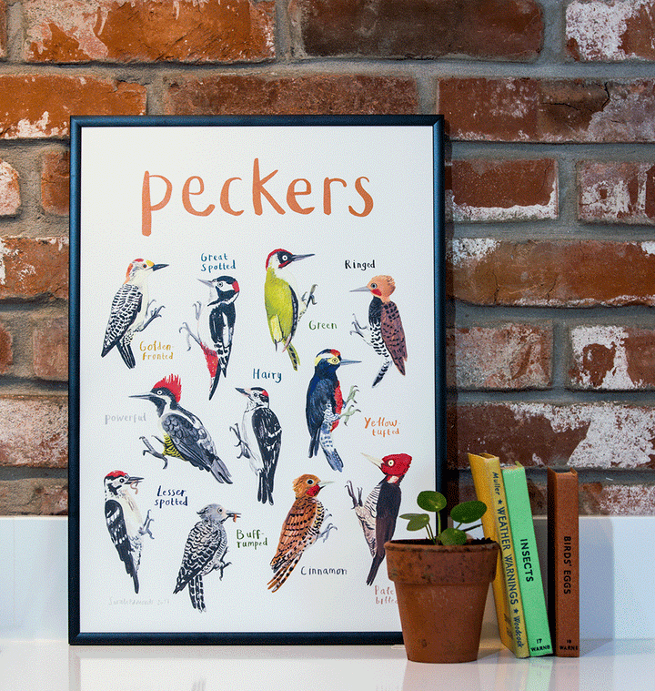 Peckers A4 Print [D] Additional 1