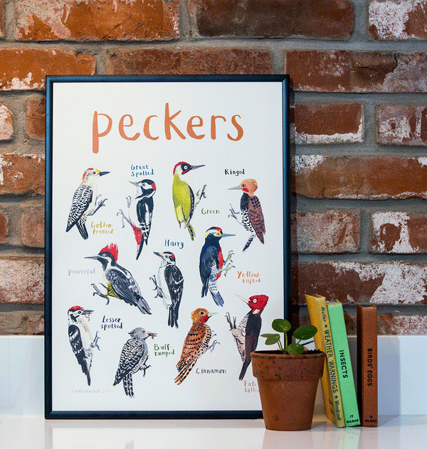 Peckers A4 Print [D]