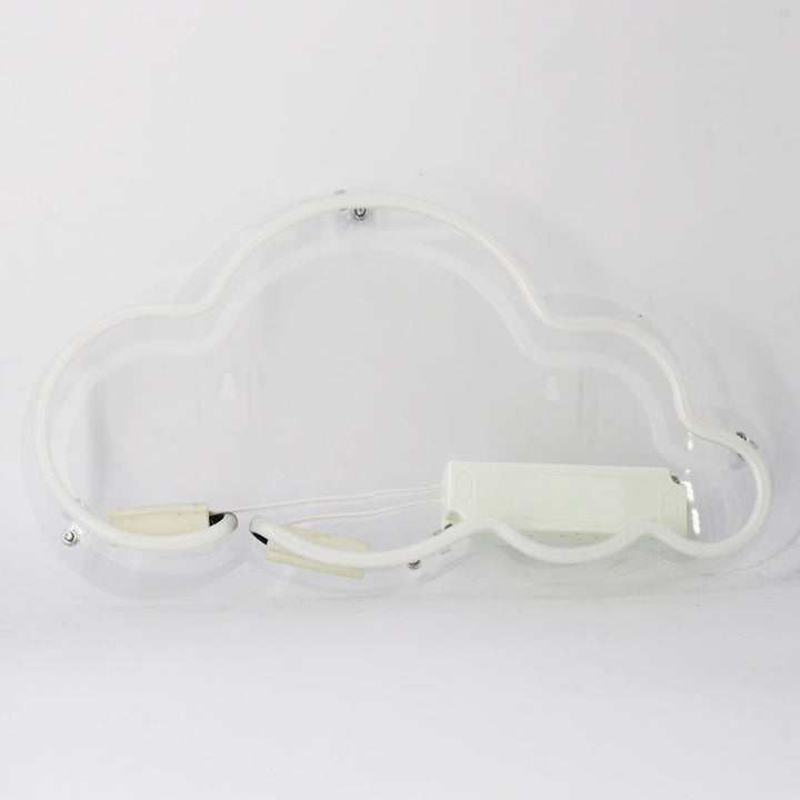 Neon Cloud Wall Light Sign - White [D] Additional 2