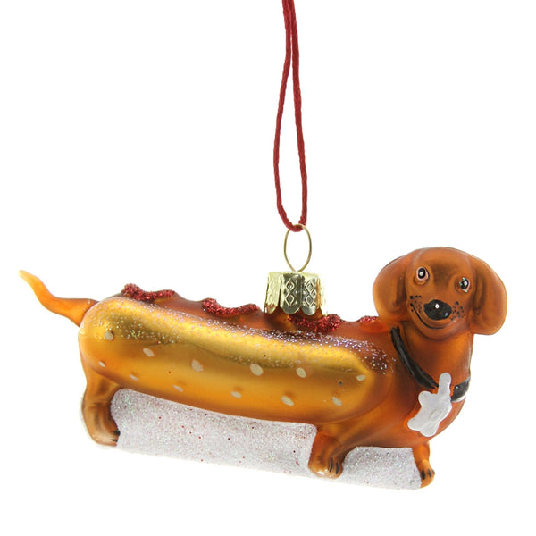 Weiner Pup Hot Dog Bauble